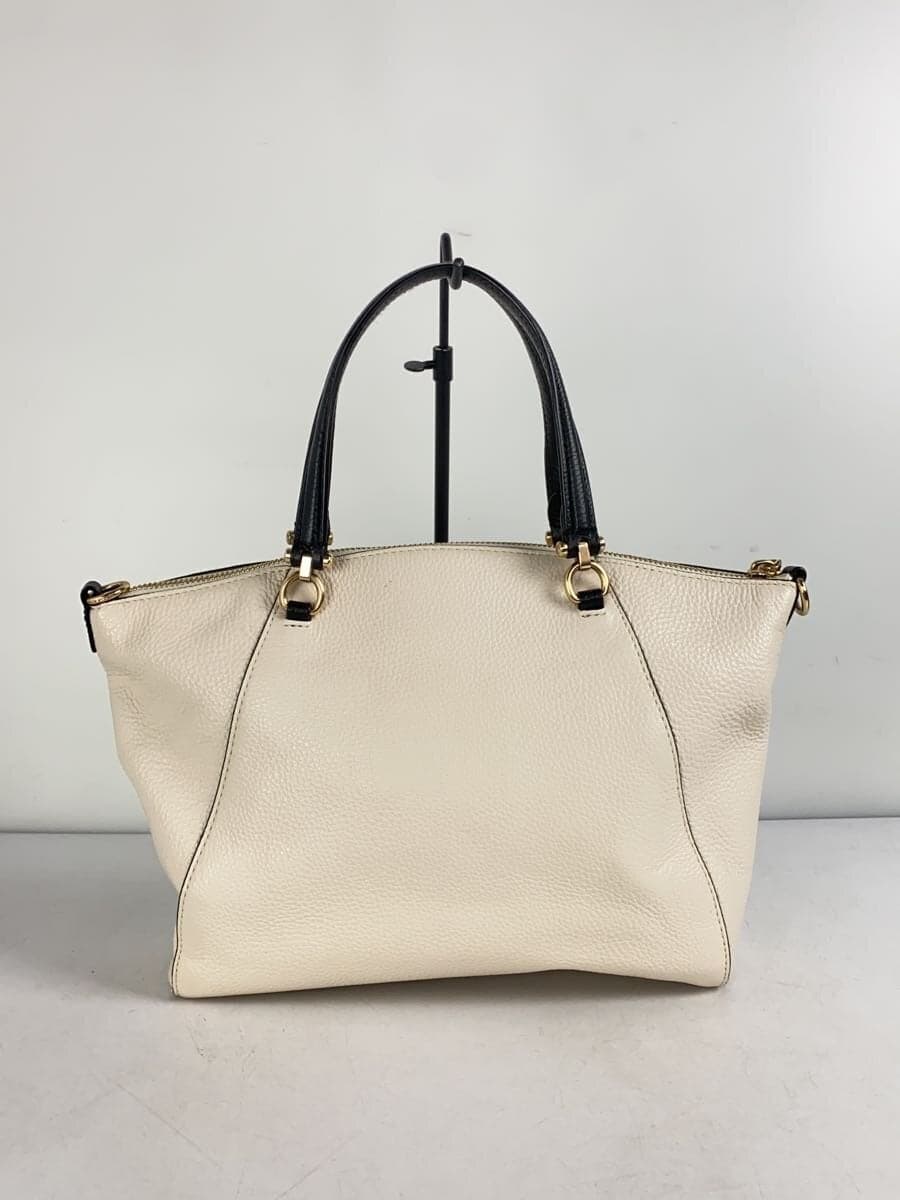 COACH Shoulder Bag White 3
