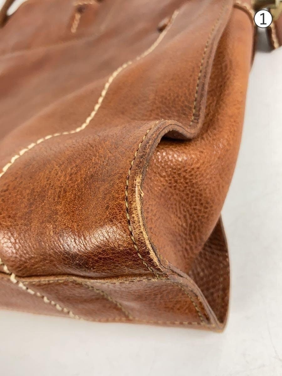 GENTEN Briefcase Leather Brown 7