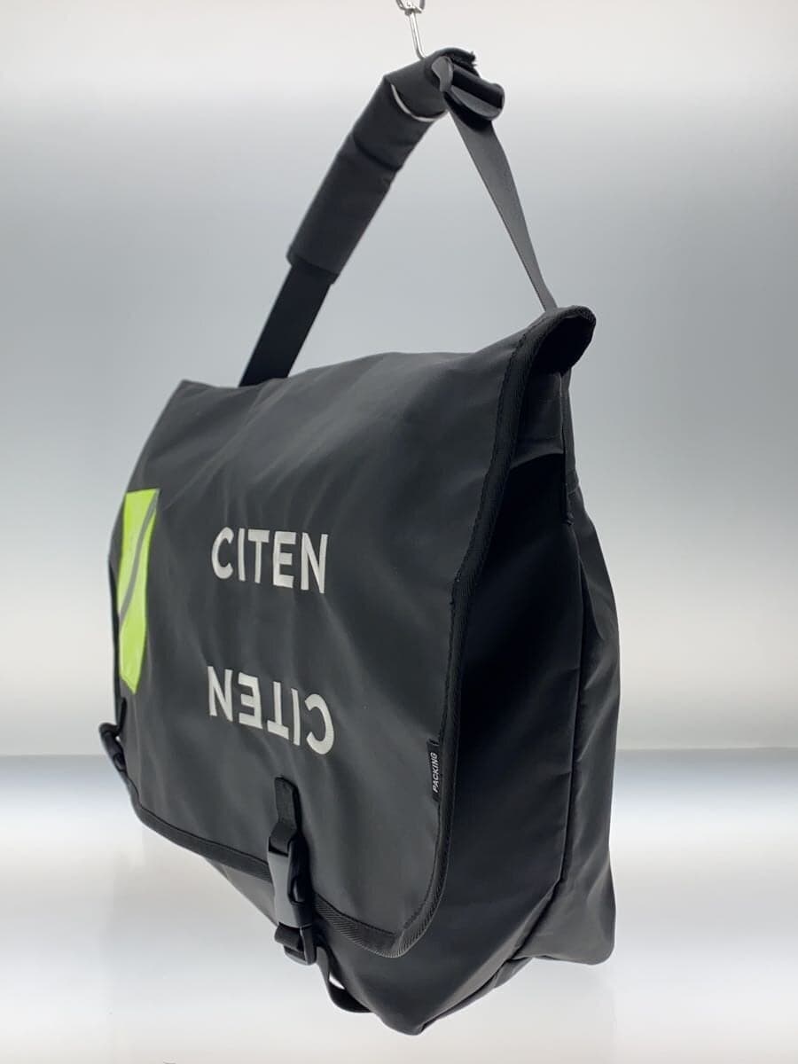 CITEN Messenger Bag Nylon BLK Solid PACKING 2