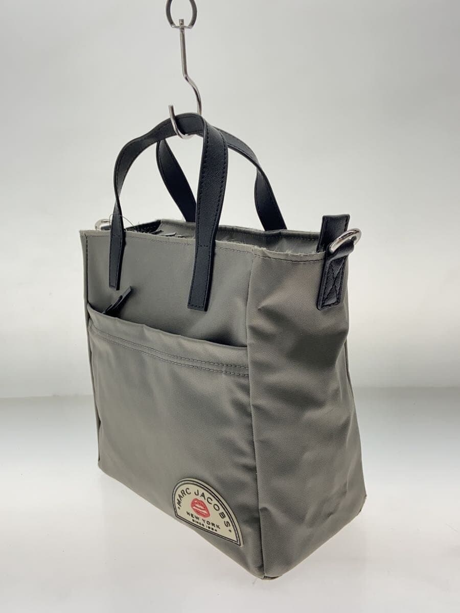 MARC JACOBS Handbag Nylon GRY 2