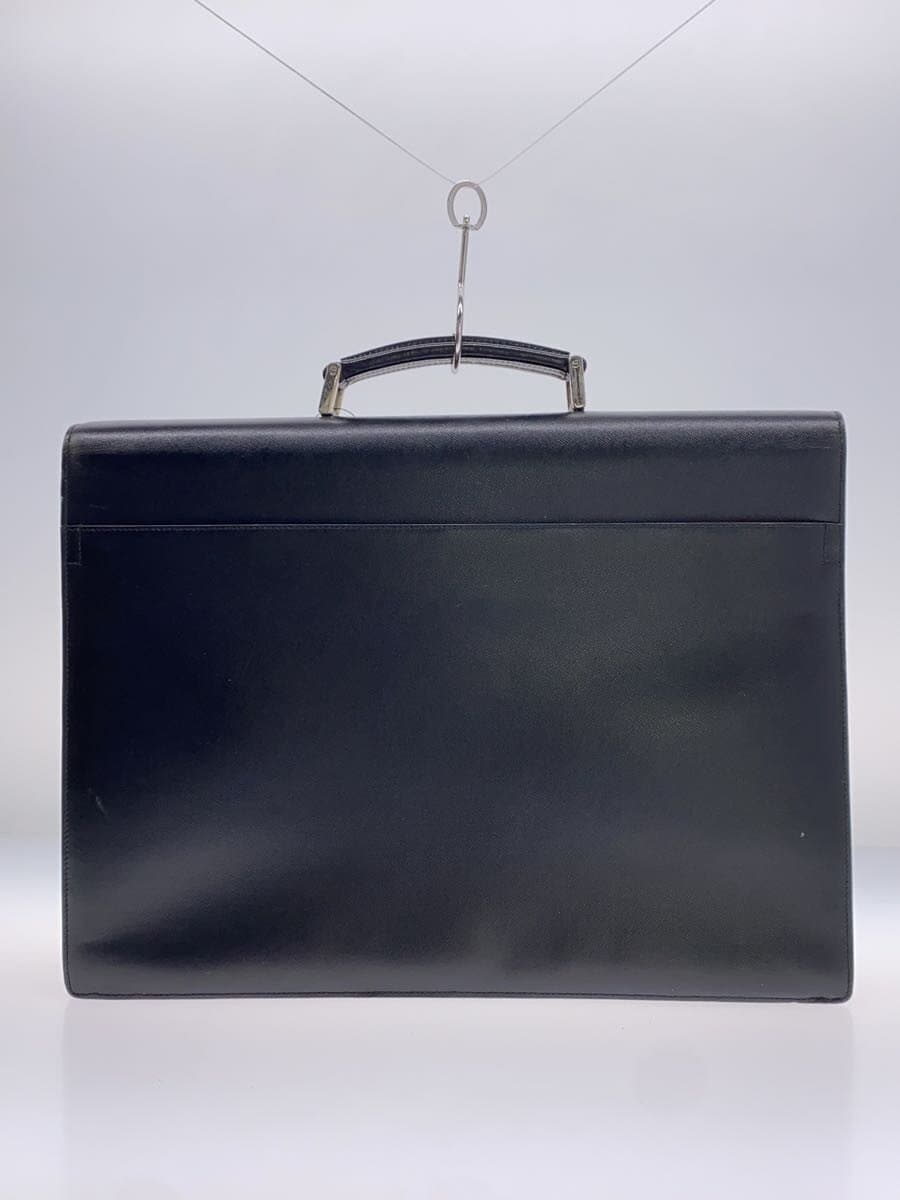 PRADA Briefcase Leather BLK Solid Rhino Fur 3