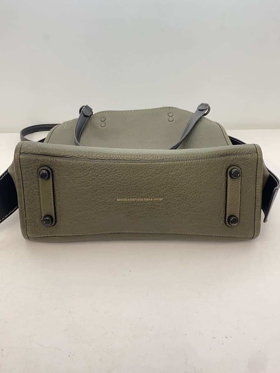 COACH Shoulder Bag Leather KHK Solid 38124 Rogue Bag Grabtan 4