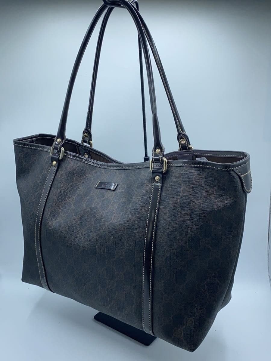 GUCCI Tote Bag_GG Imprime PVC BRW 2