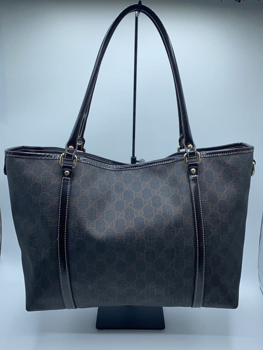 GUCCI Tote Bag_GG Imprime PVC BRW 3
