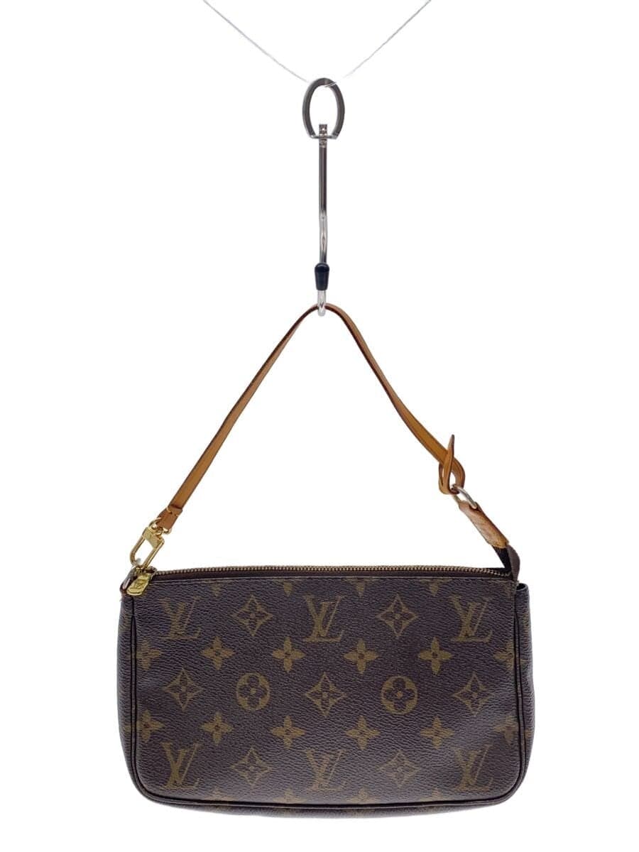 LOUIS VUITTON1) Pochette Accessoires_Monogram Canvas PVC BRW M51980