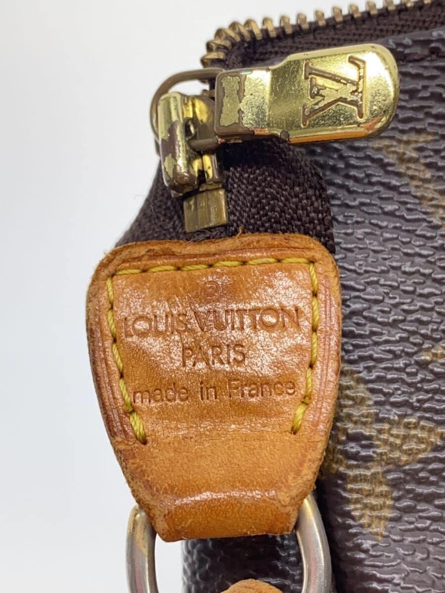 LOUIS VUITTON1) Pochette Accessoires_Monogram Canvas PVC BRW M51980 5