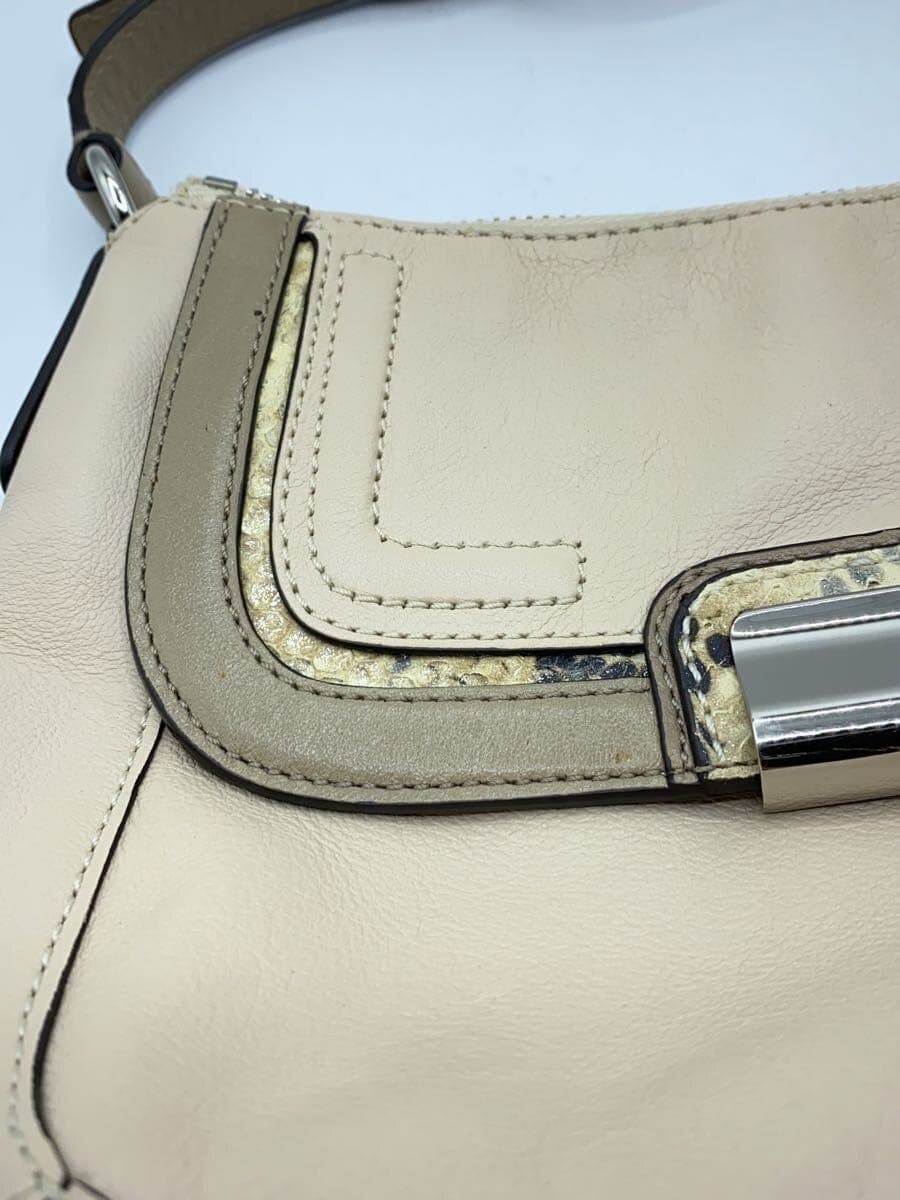 COACH handbag leather beige plain L1068-45206 has stains 8
