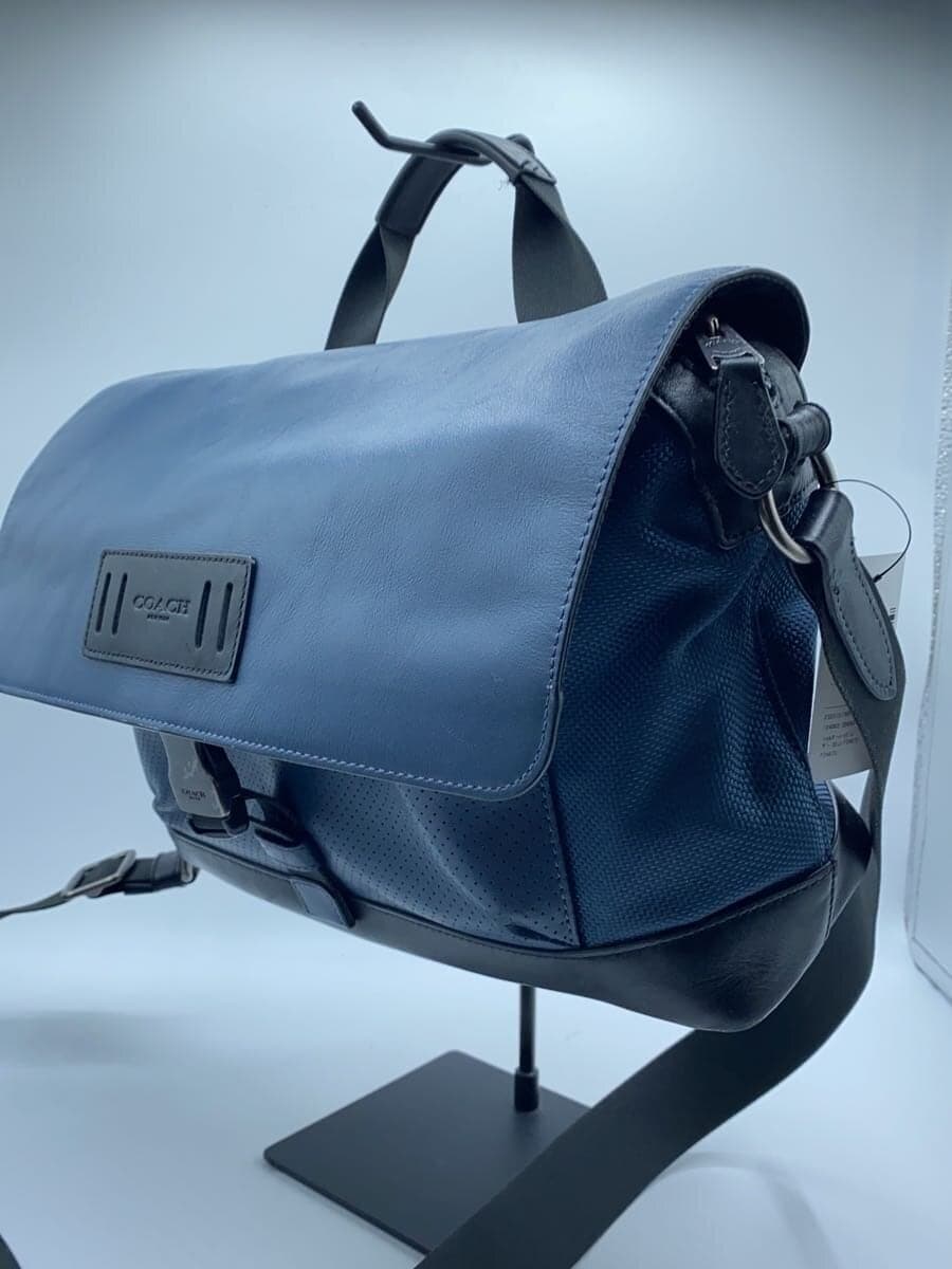 COACH Shoulder Bag Leather BLU F24673 TERRAIN BIKE BAG Terrain 2
