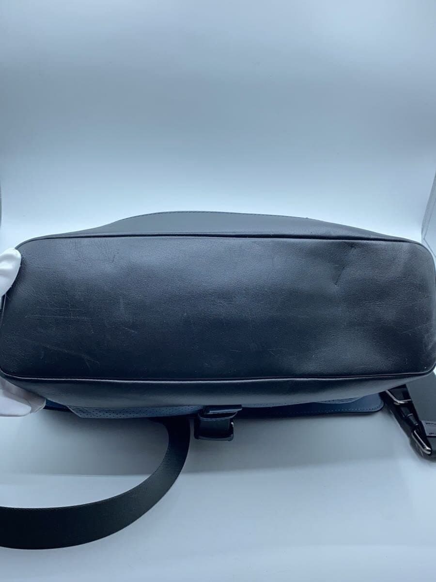 COACH Shoulder Bag Leather BLU F24673 TERRAIN BIKE BAG Terrain 4