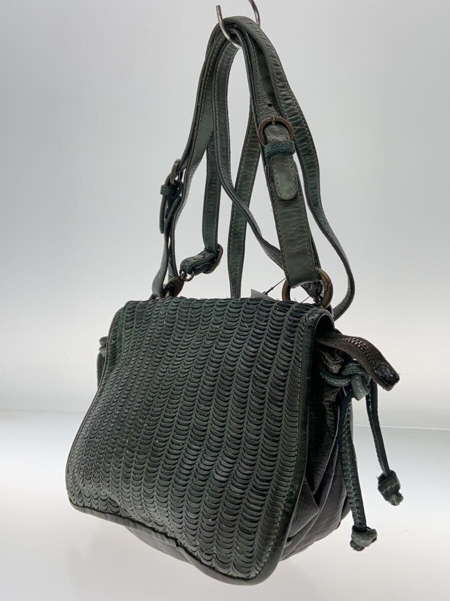 Other Brand GIANCARLO NEVOLA Shoulder Bag Leather GRN Solid 2