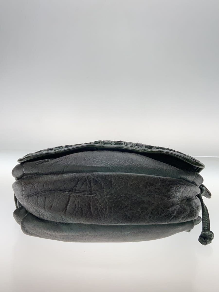 Other Brand GIANCARLO NEVOLA Shoulder Bag Leather GRN Solid 4