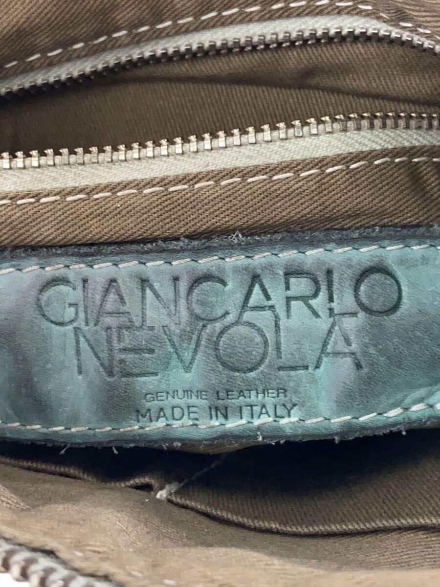 Other Brand GIANCARLO NEVOLA Shoulder Bag Leather GRN Solid 5