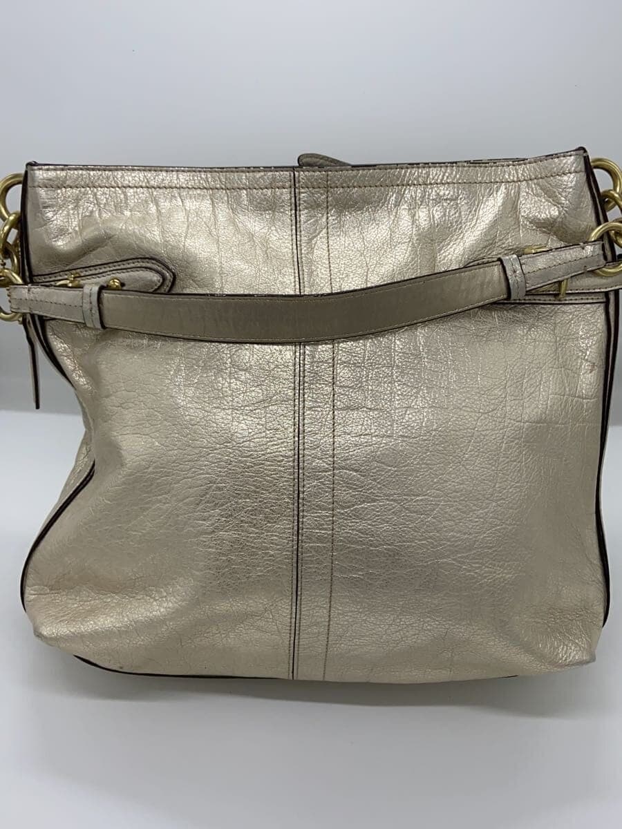 COACH shoulder bag leather SLV 16442 3