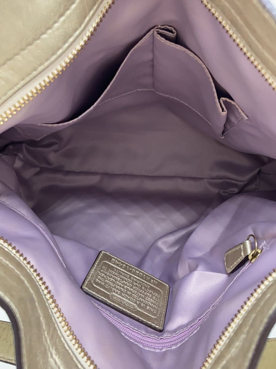 COACH shoulder bag leather SLV 16442 6