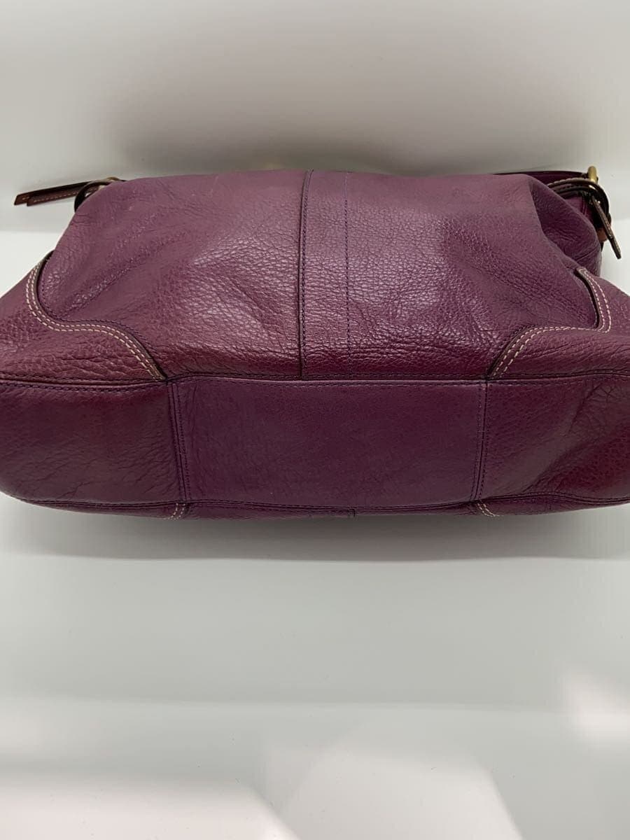 COACH Shoulder Bag Leather PUP F12460 4