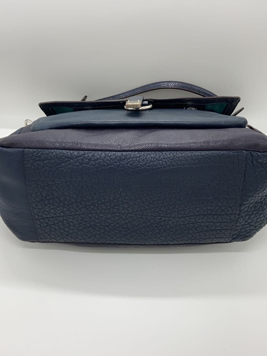 COACH Shoulder Bag Leather NVY 18664 4