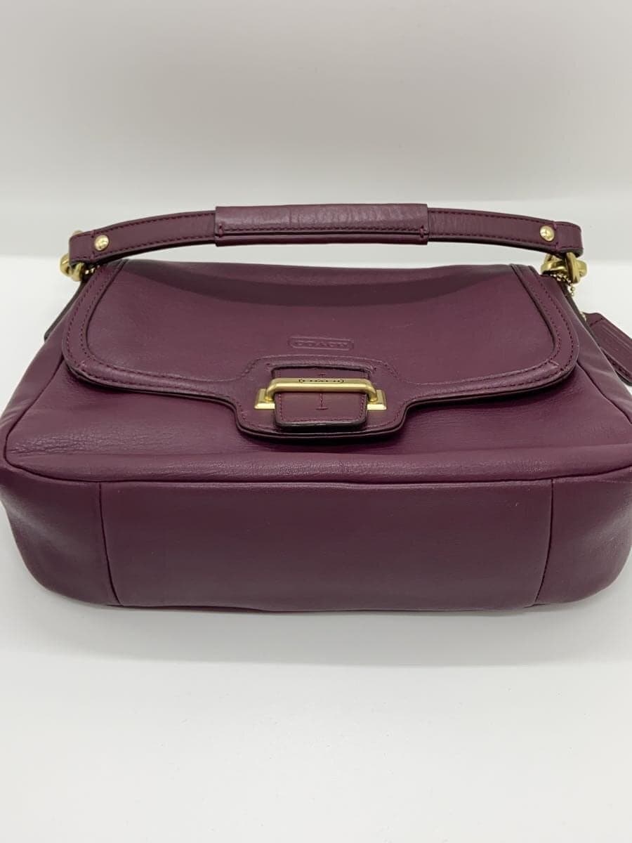 COACH Shoulder Bag Leather PUP f25206 4