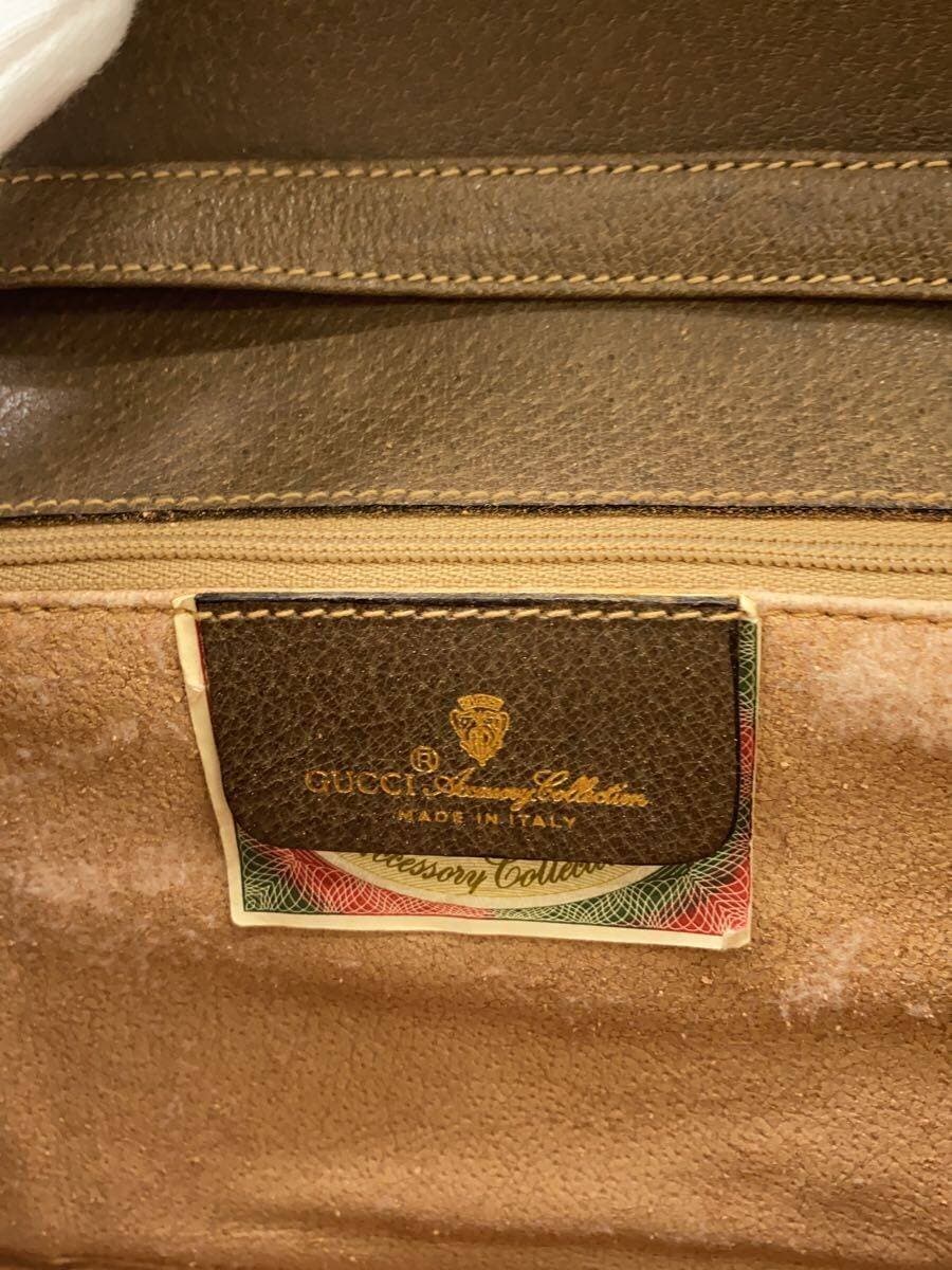 GUCCI Shoulder Bag OLD GUCCI All Do GUCCI Inside Deteriorated Considered PVC BRW 5