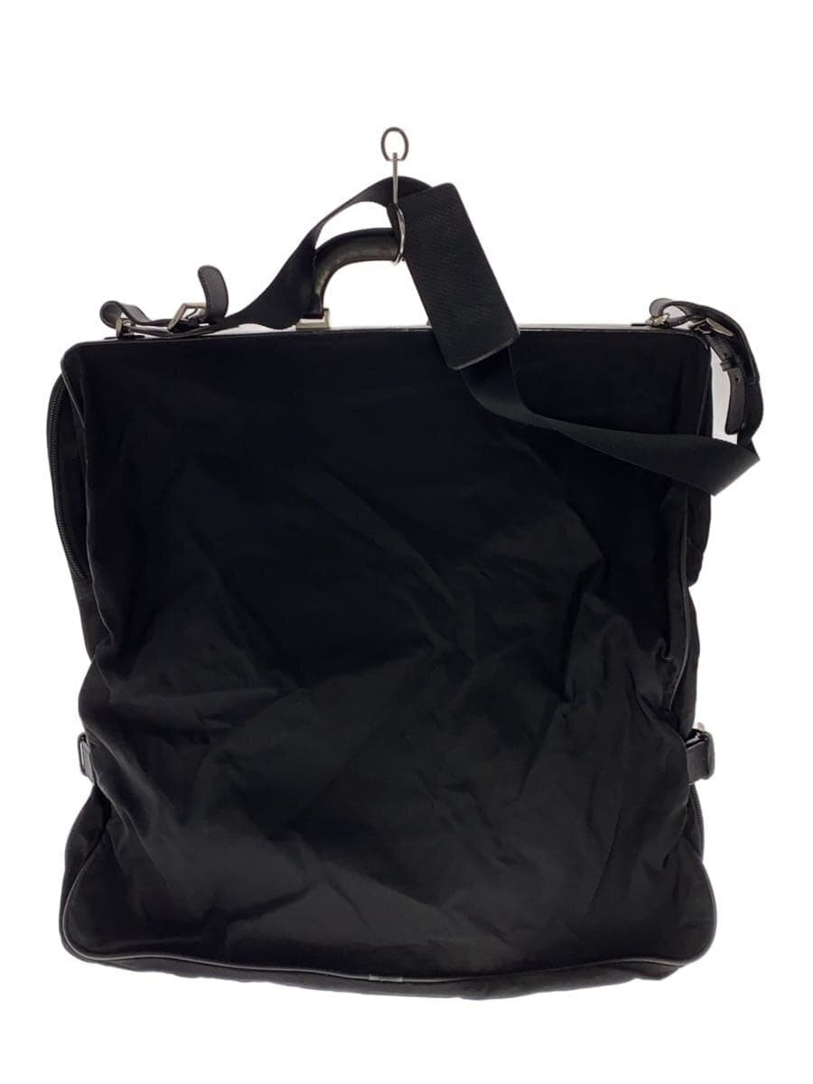 PRADA handbag 2WAY shoulder bag garment cover handbag leather BLK 3