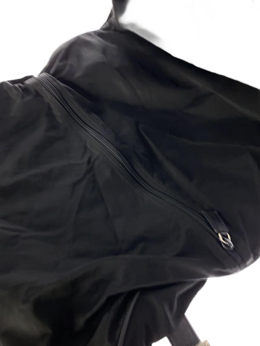 PRADA handbag 2WAY shoulder bag garment cover handbag leather BLK 6