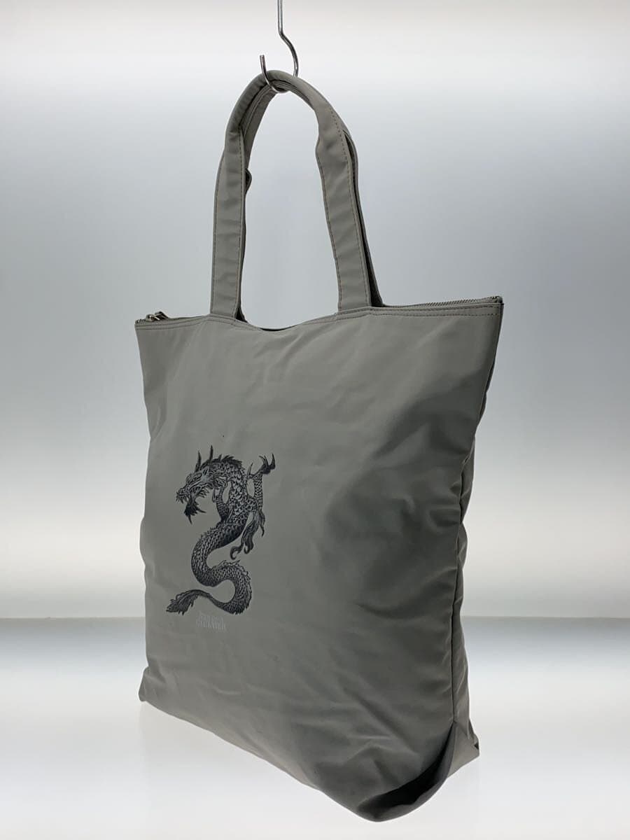 Jean Paul Gaultier Dragon Print Tote GRY Print 2