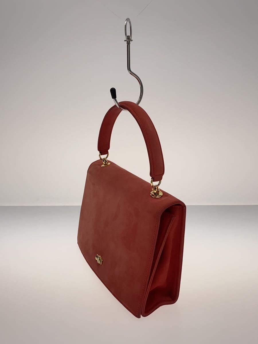 TIFFANY&Co. Chain Shoulder 2-Way Shoulder Bag Suede RED 2