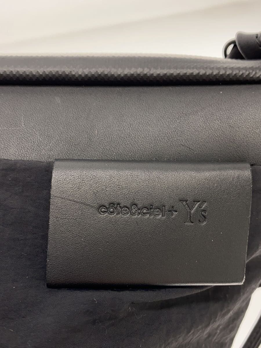 COTE&CIEL x YOHJI YAMAMOTO Shoulder Bag Nylon BLK ORNE YA-I42-997 5