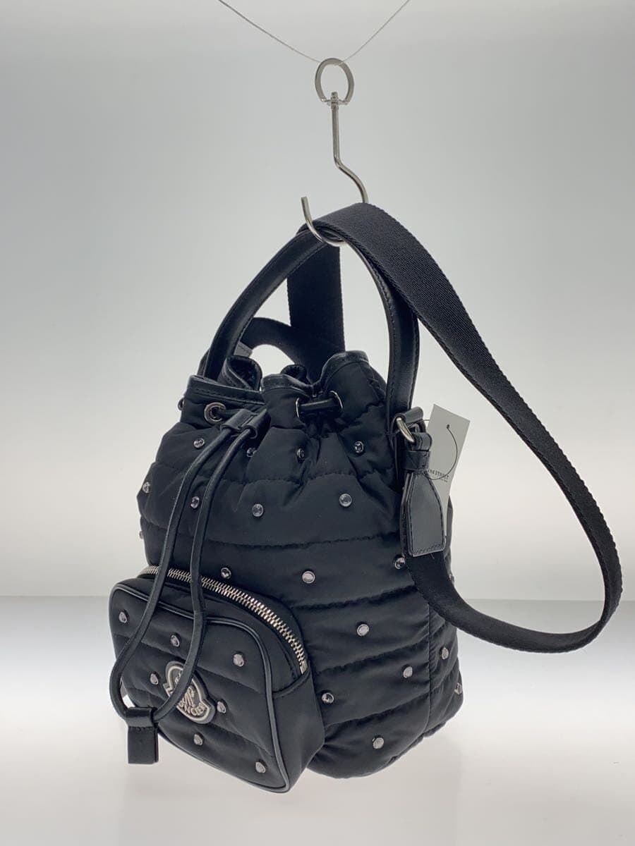 MONCLER Shoulder Bag Nylon BLK Solid KILIA DRAWSTRING 2 I209B5L0014 M37 2