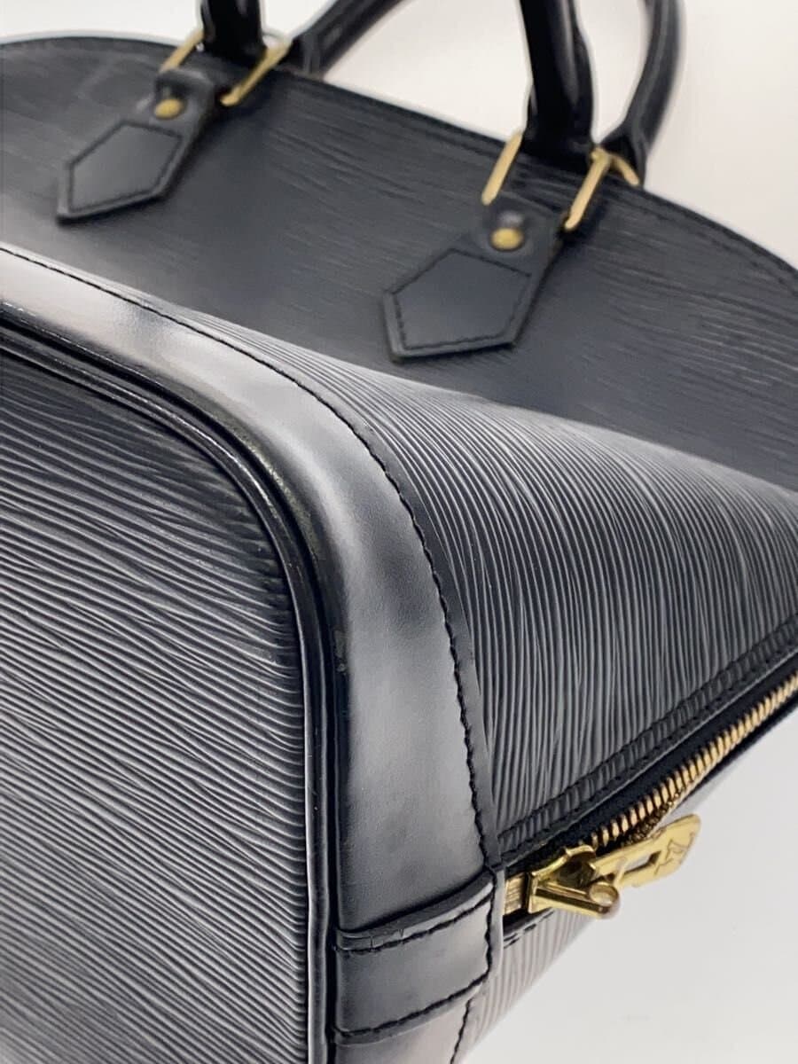 LOUIS VUITTON Alma_Epi Leather BLK 7