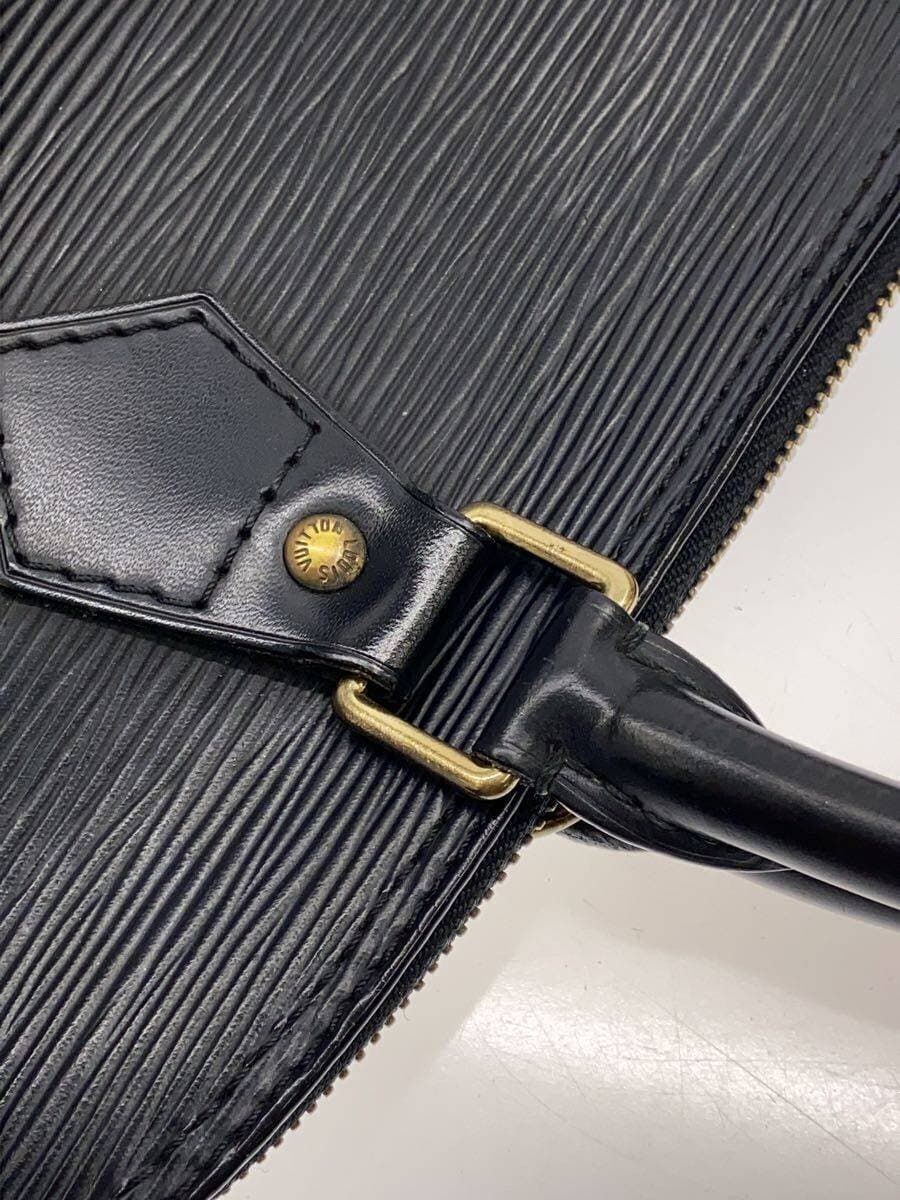 LOUIS VUITTON Alma_Epi Leather BLK 8