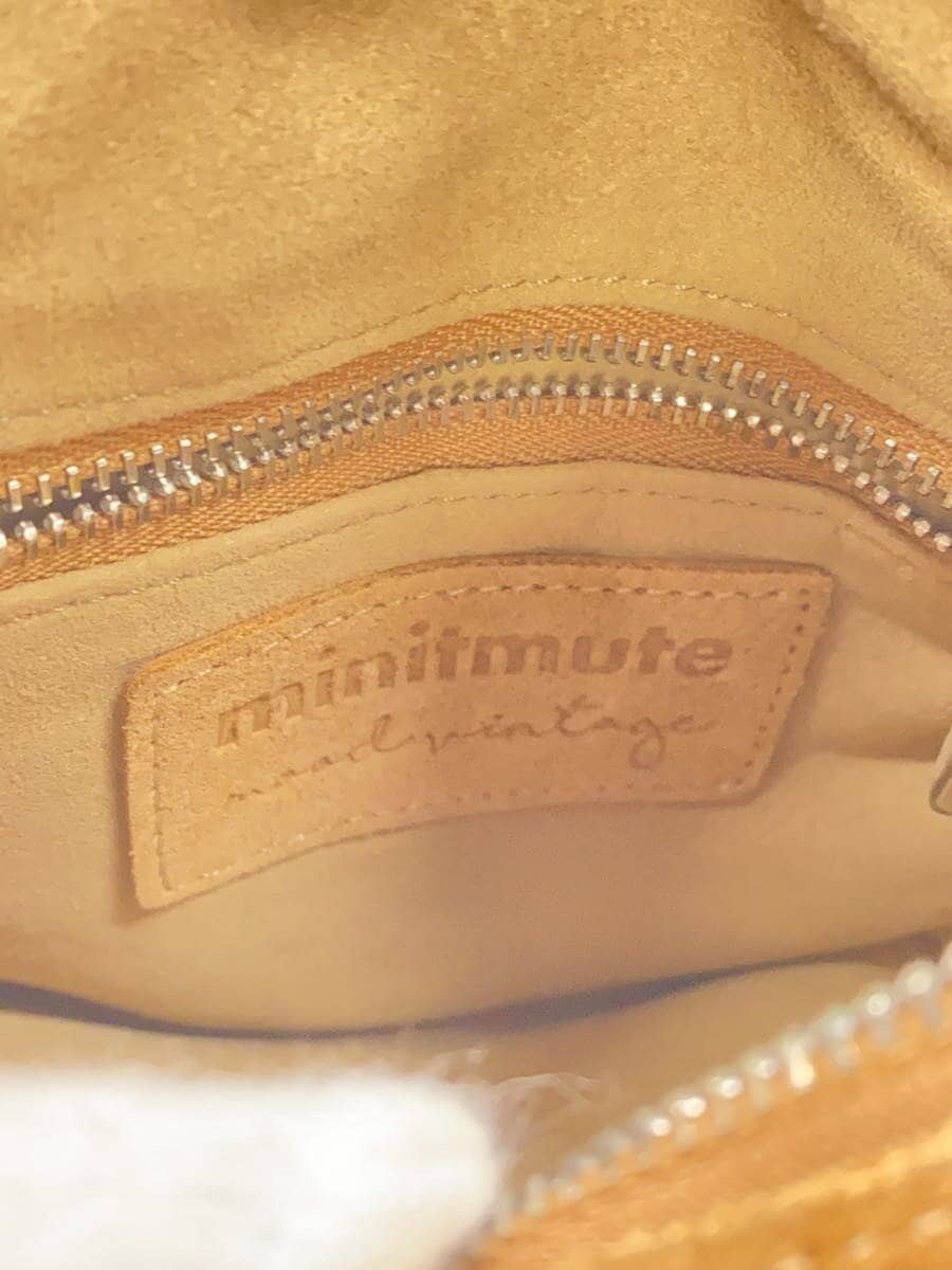 Minitmute shoulder bag suede BEG 5