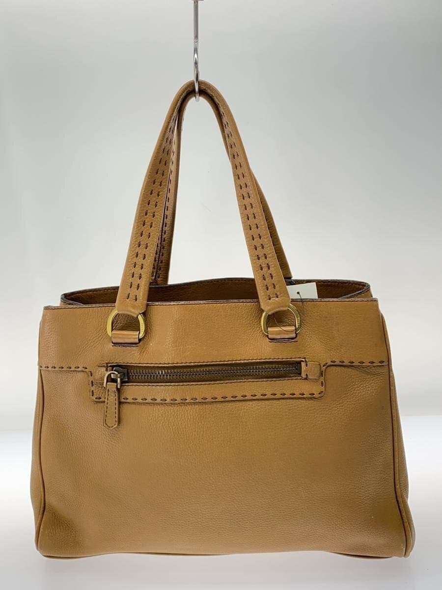 PRADA Handbag Leather BRW 3