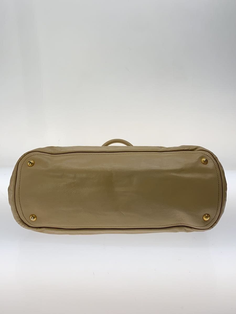 PRADA Shoulder Bag Leather CRM 4