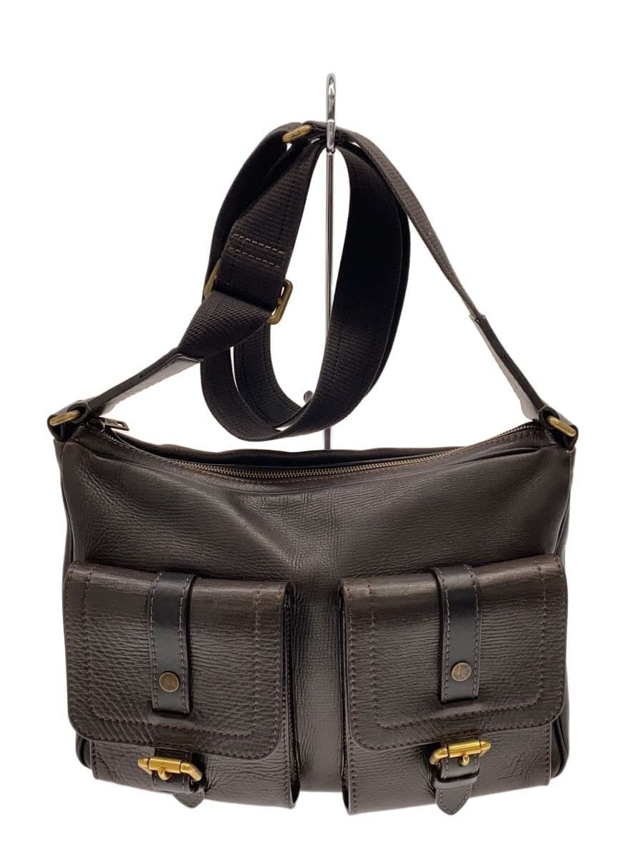 LOUIS VUITTON Wichita_Utah Leather BRW Solid M92990