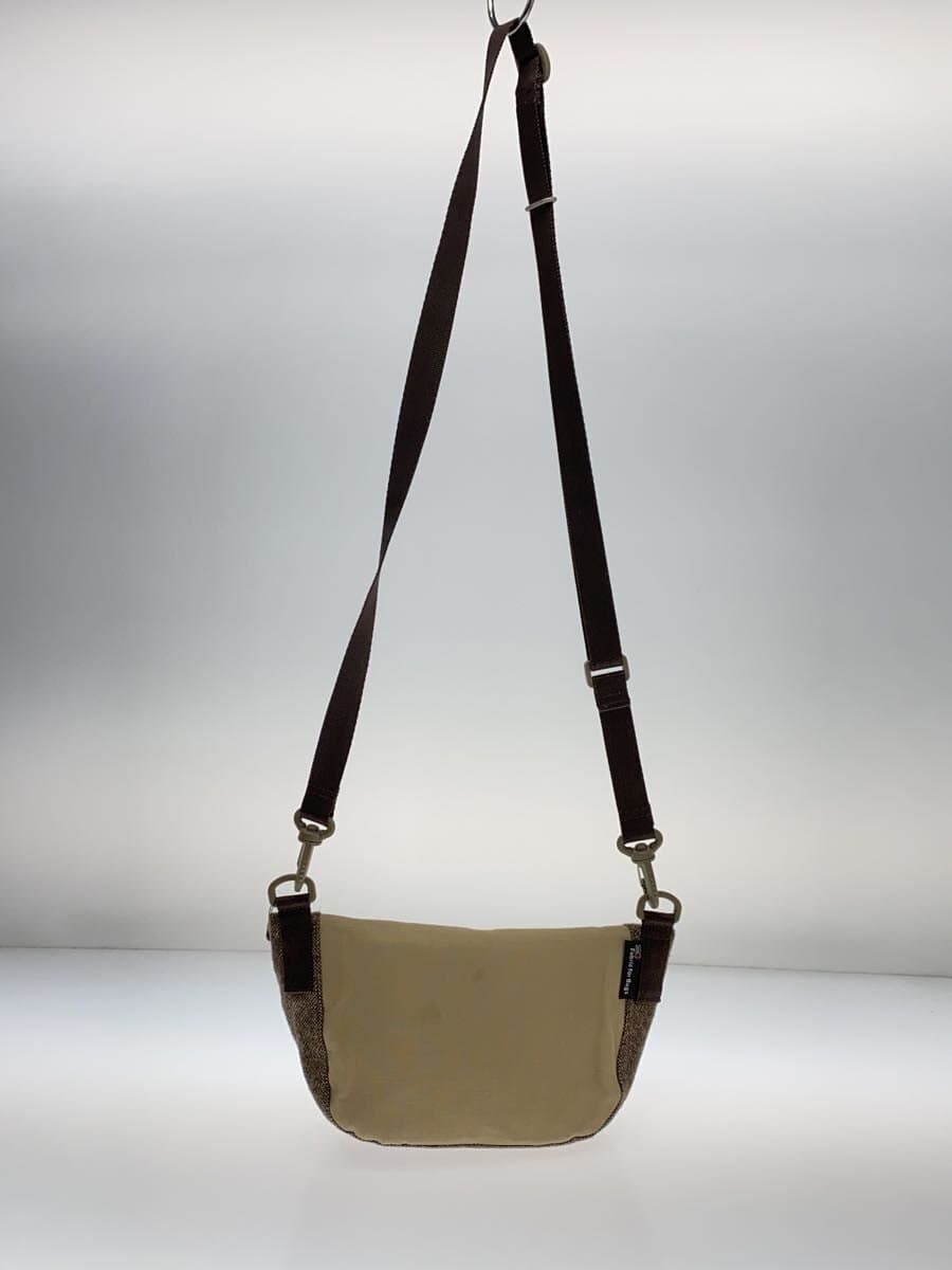 PORTER shoulder bag tweed beige solid color 3