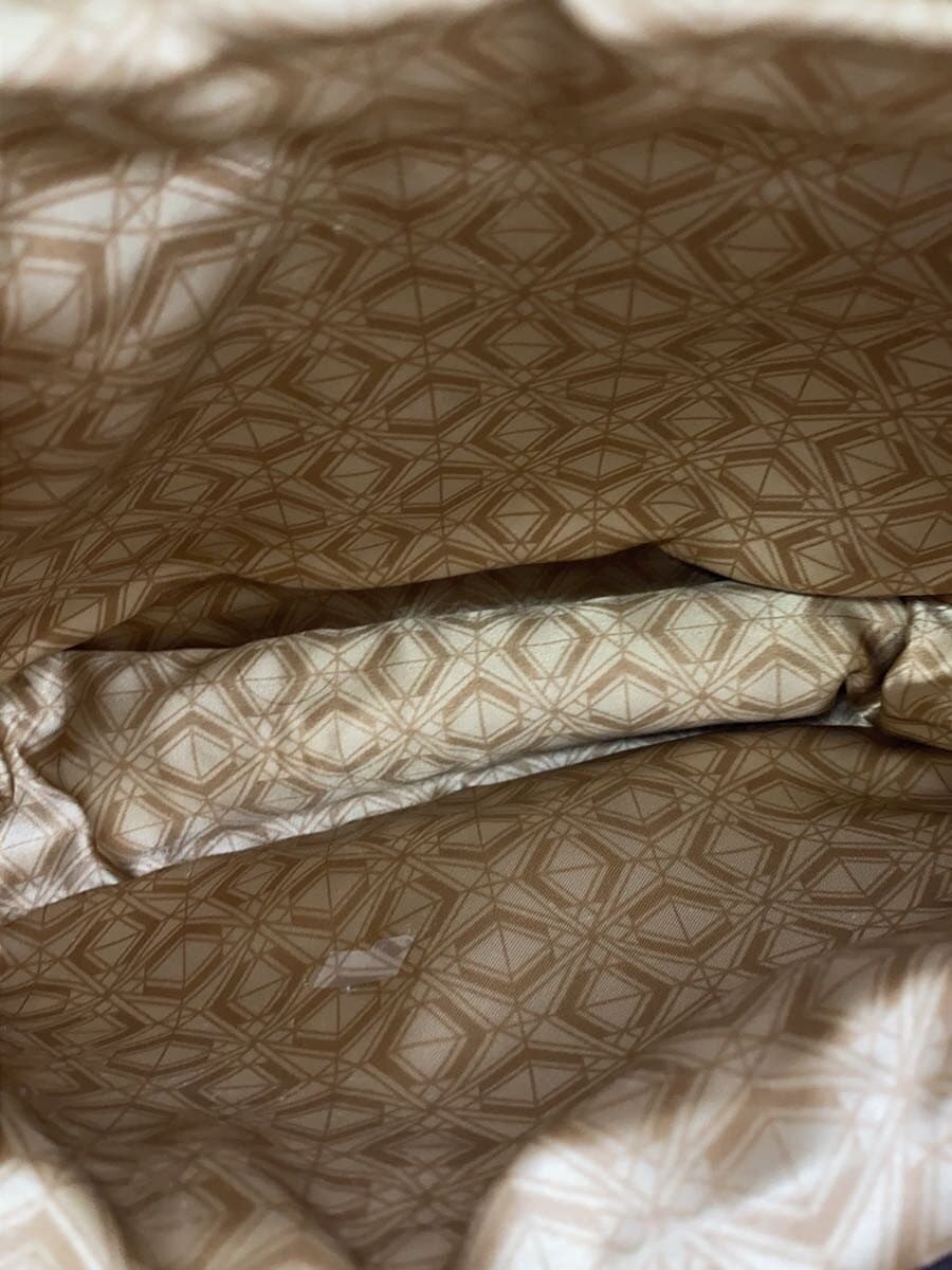 PORTER shoulder bag tweed beige solid color 6