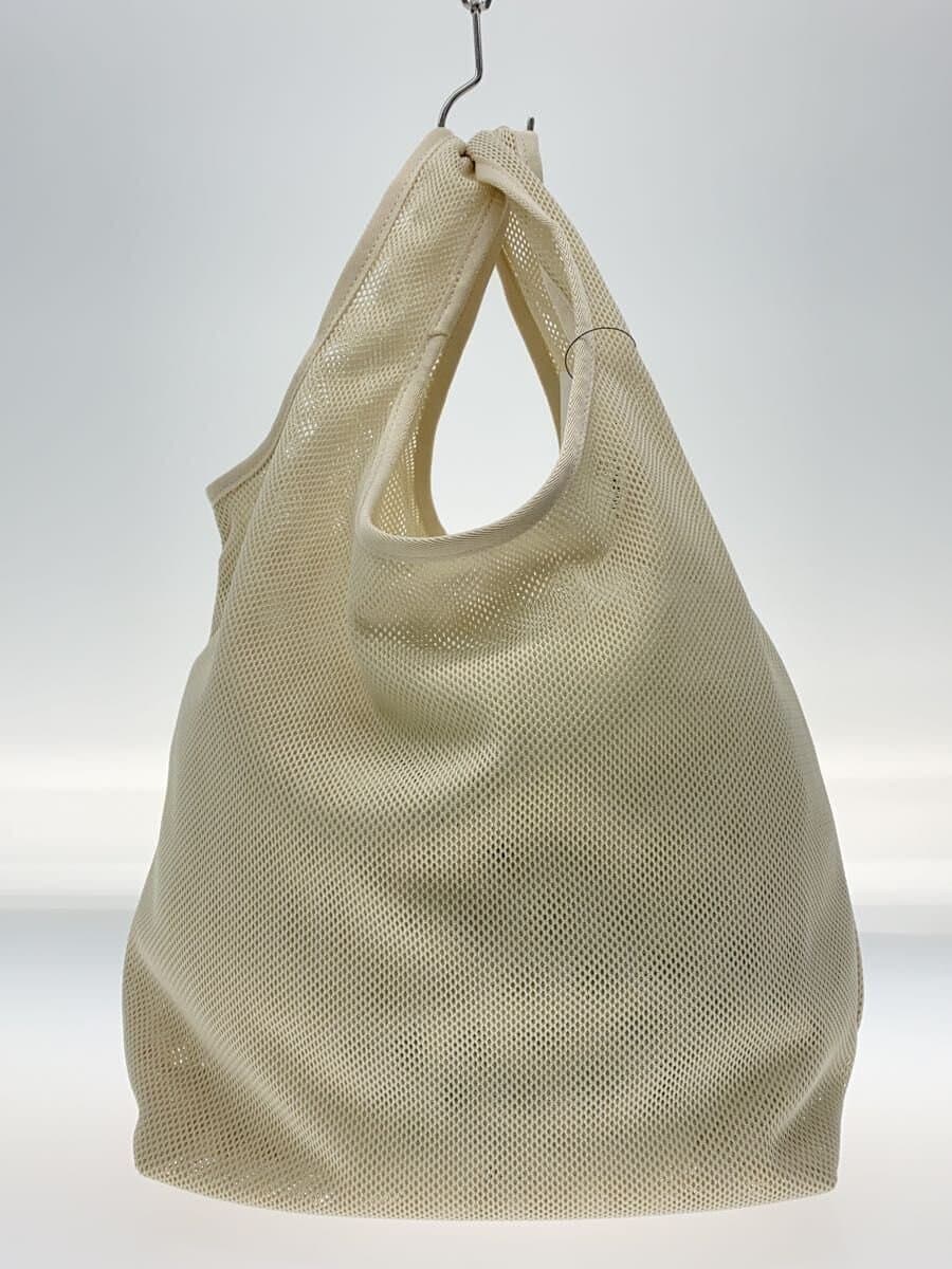 A.P.C. MESH TOTE Tote Bag -- WHT 3