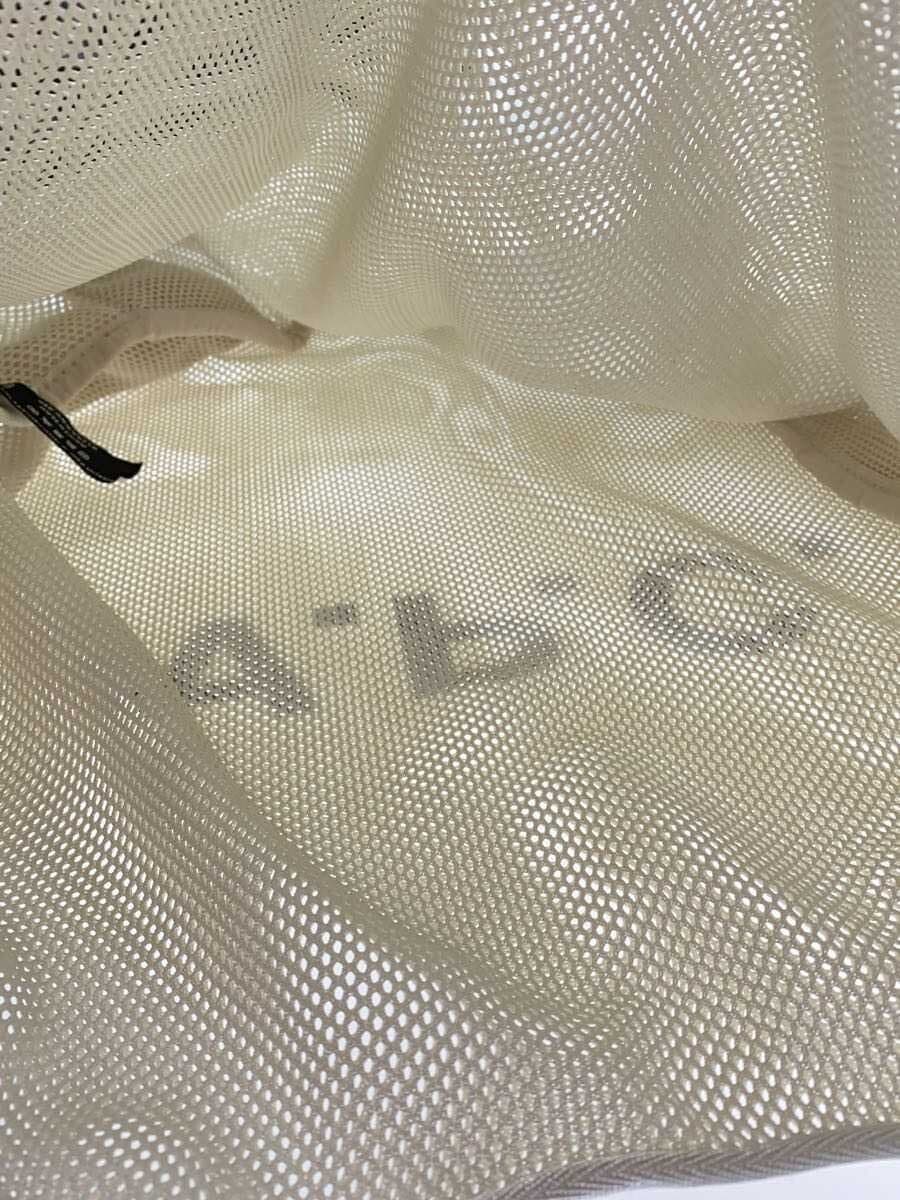A.P.C. MESH TOTE Tote Bag -- WHT 5