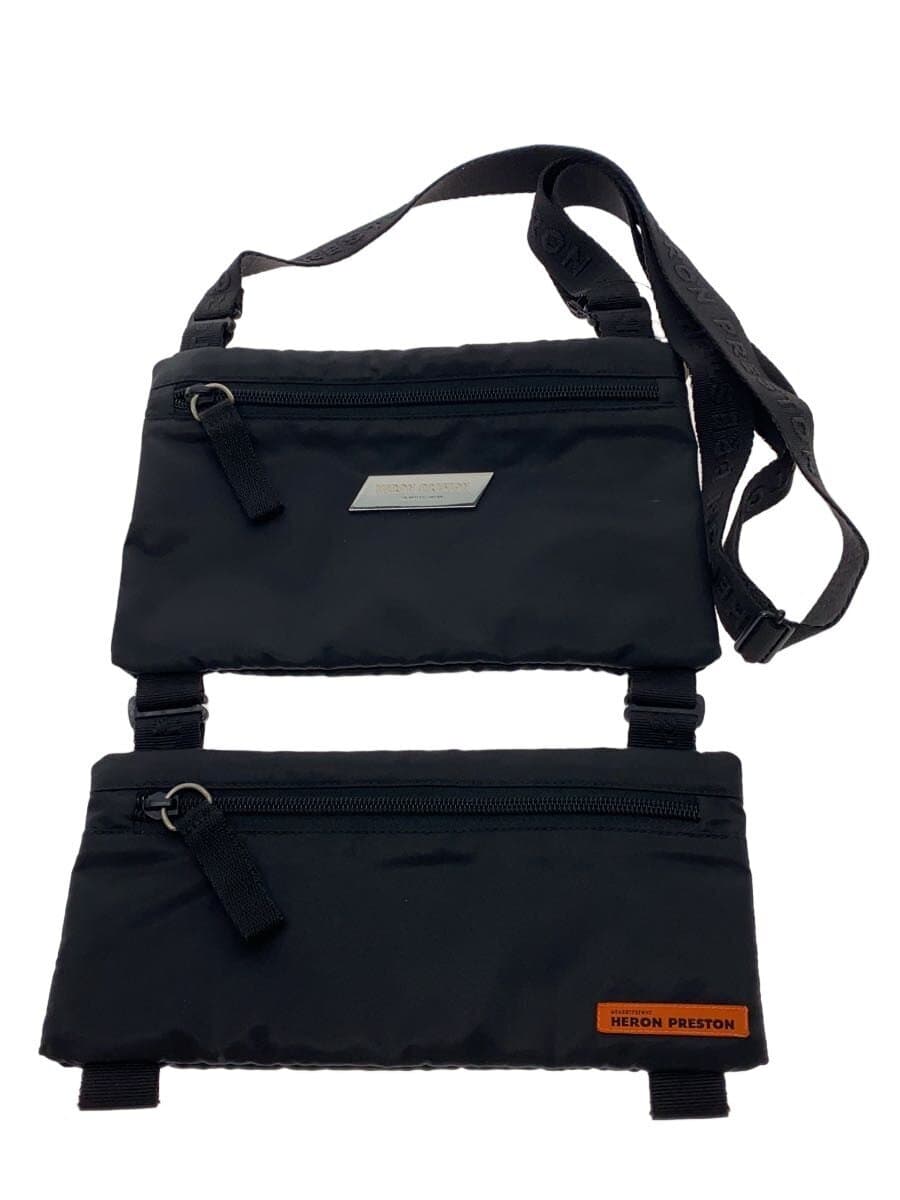 HERON PRESTON Shoulder Bag Nylon BLK Plain HMNA016S20943007