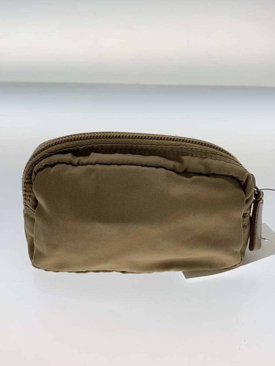 PRADA Mini Nylon Pouch Pouch Nylon CML Solid Color 3