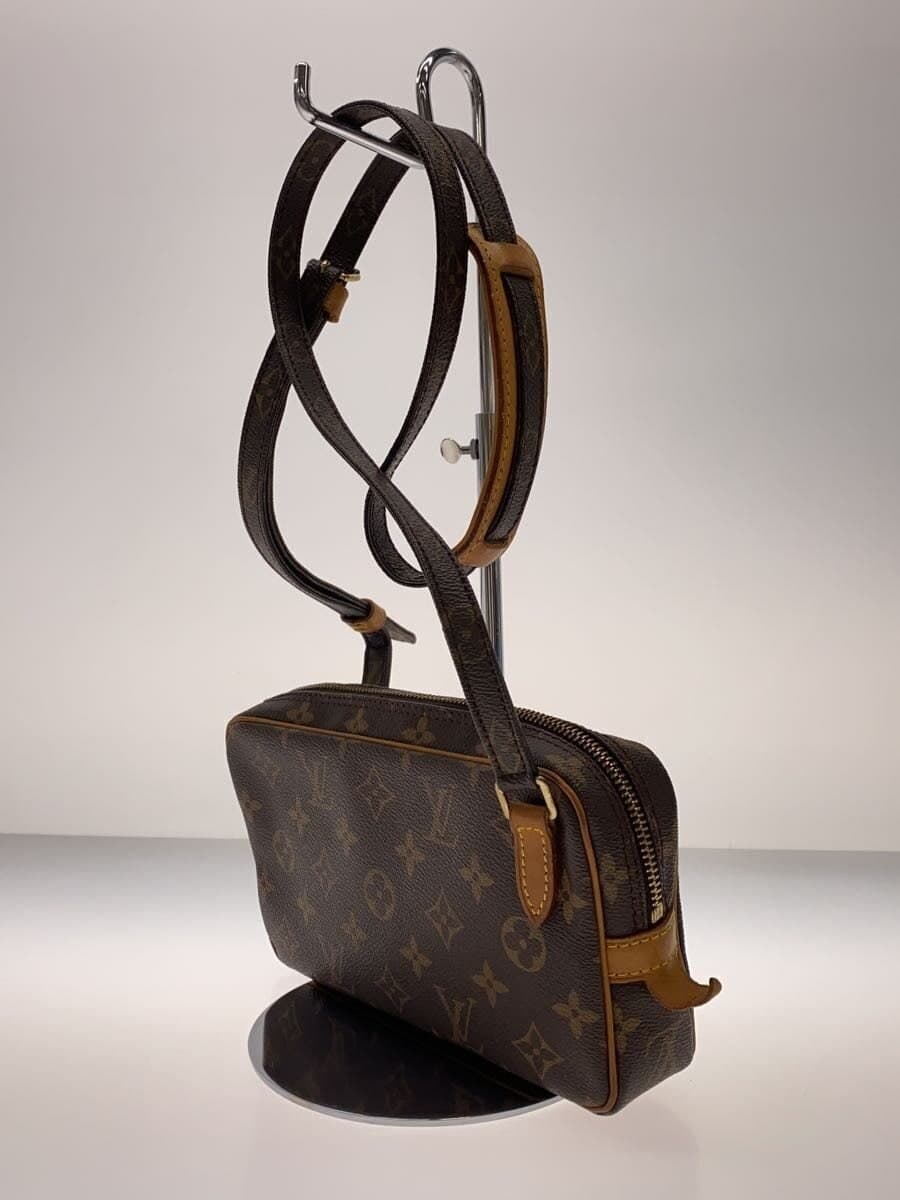 LOUIS VUITTON Pochette Marly Bandoulière Monogram Canvas PVC BRW M51828 2