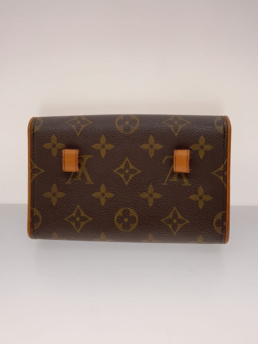 LOUIS VUITTON Pochette Florentine Monogram Canvas PVC BRW M51855 3