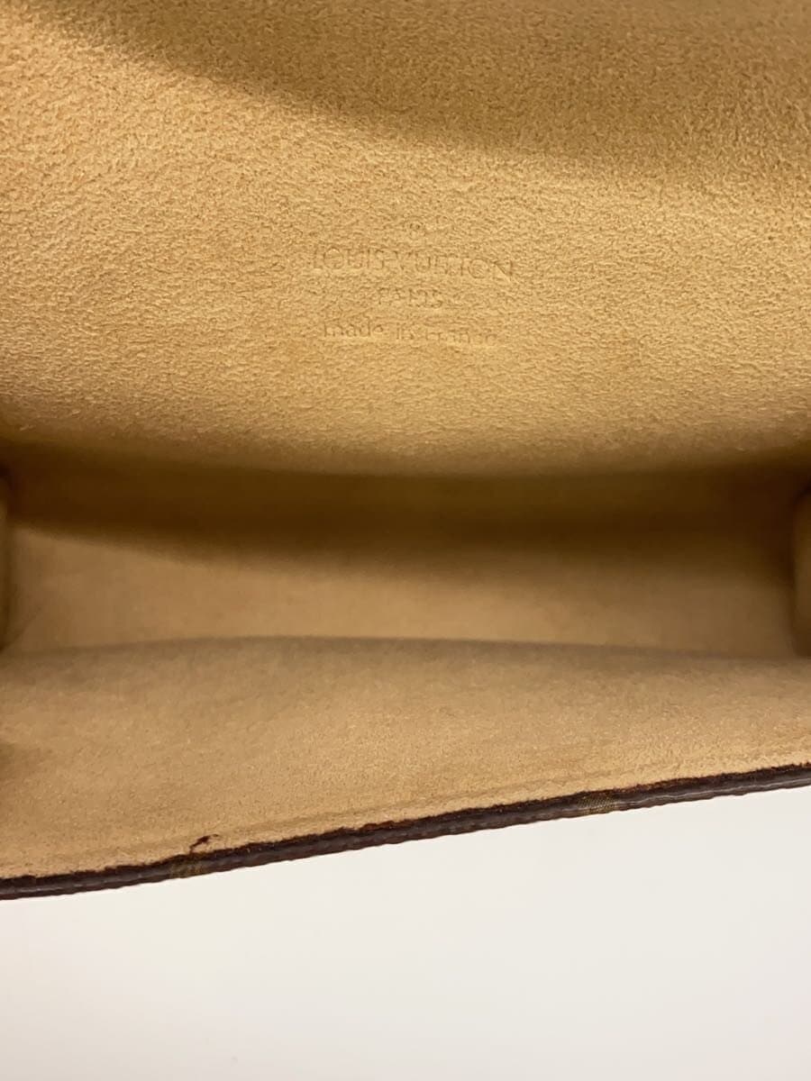 LOUIS VUITTON Pochette Florentine Monogram Canvas PVC BRW M51855 6