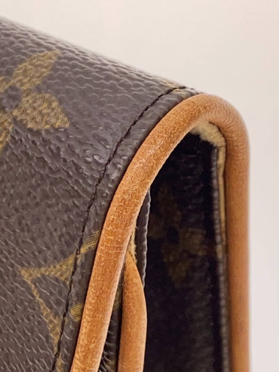 LOUIS VUITTON Pochette Florentine Monogram Canvas PVC BRW M51855 7