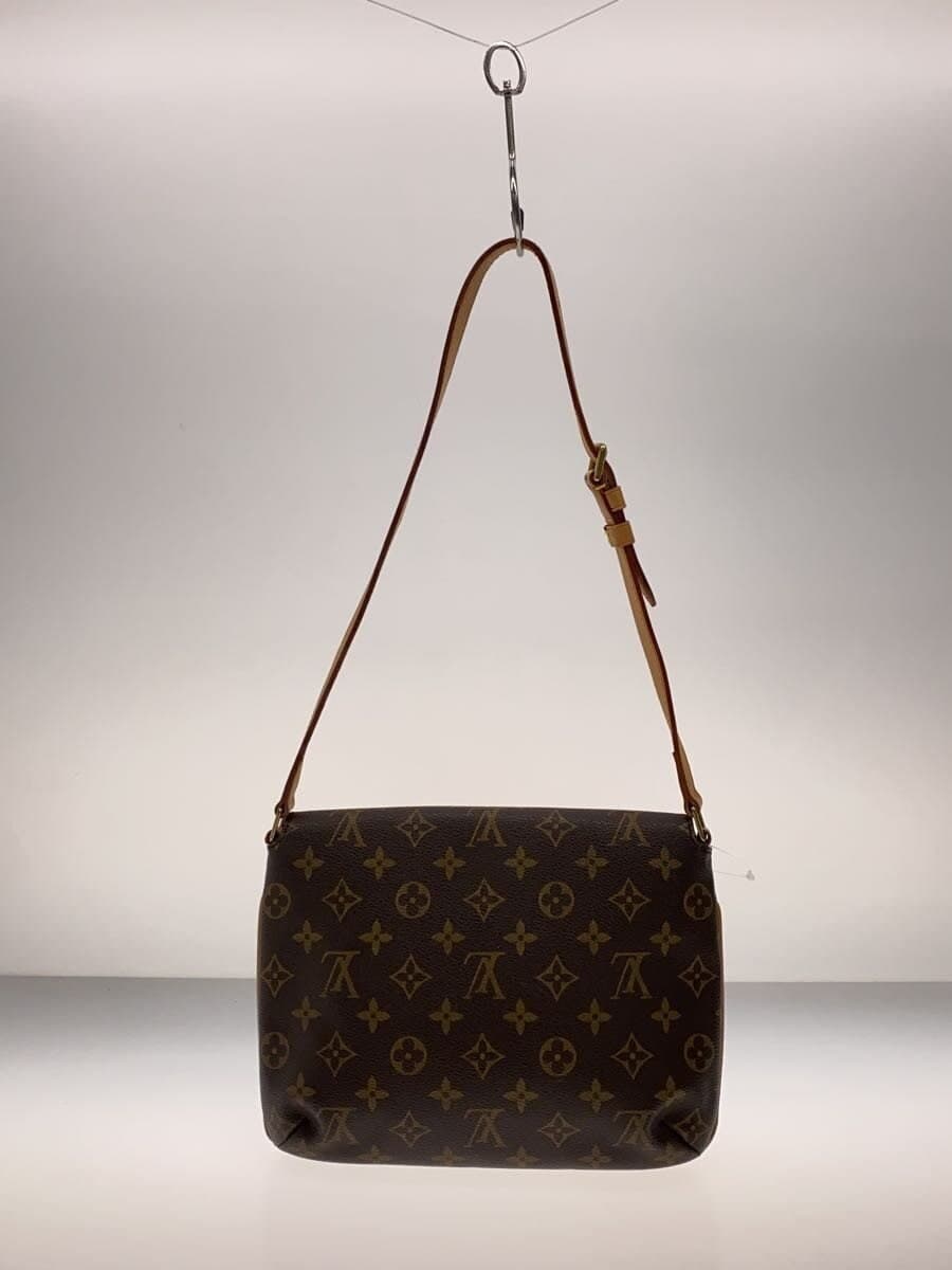 LOUIS VUITTON Musette Tango Monogram Canvas Short Shoulder PVC BRW M51257 3