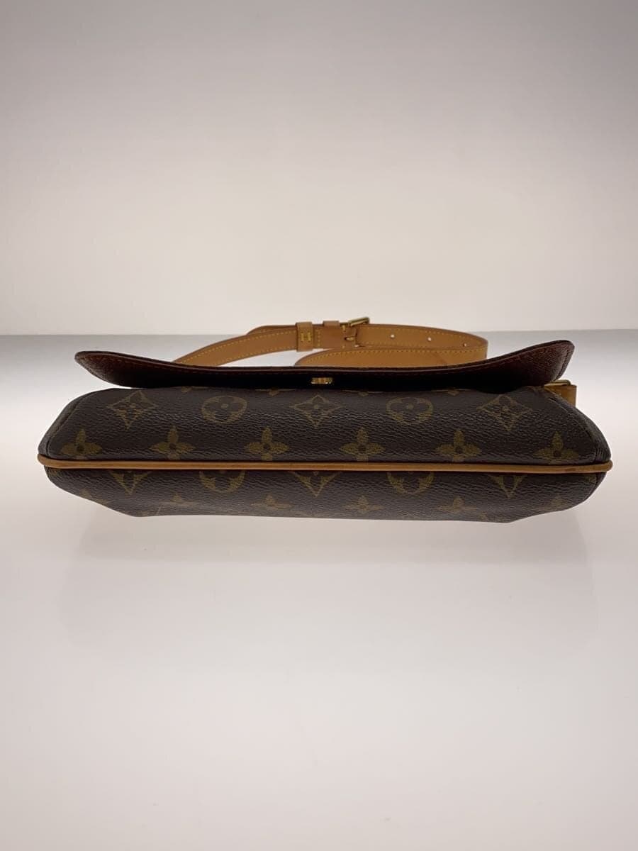 LOUIS VUITTON Musette Tango Monogram Canvas Short Shoulder PVC BRW M51257 4