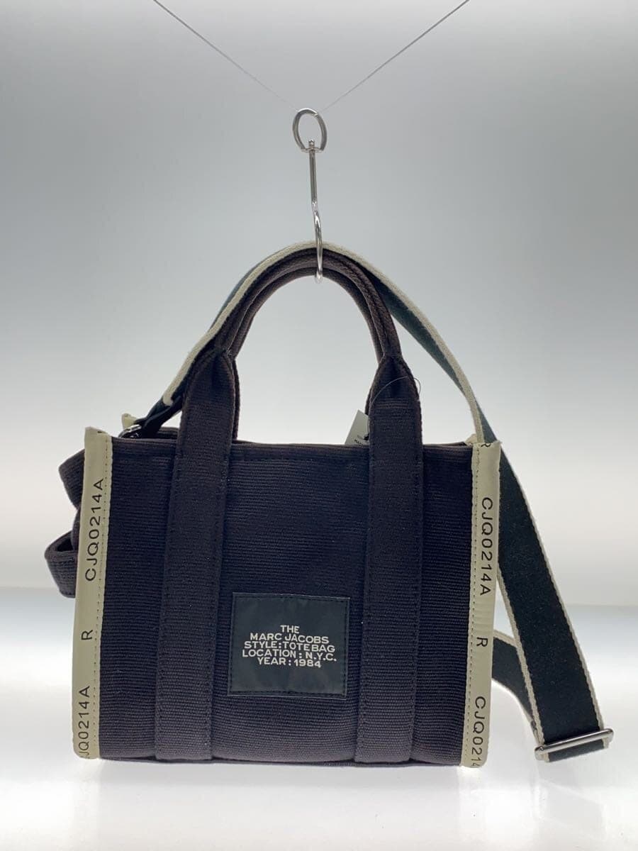 MARC JACOBS Shoulder Bag Canvas Black 3