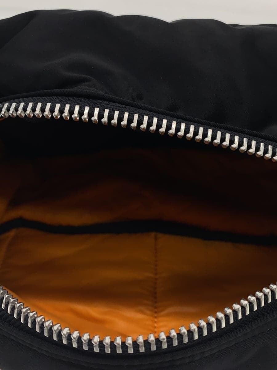 PORTER Tanker 2WAY Waist Bag Nylon Black Plain 6