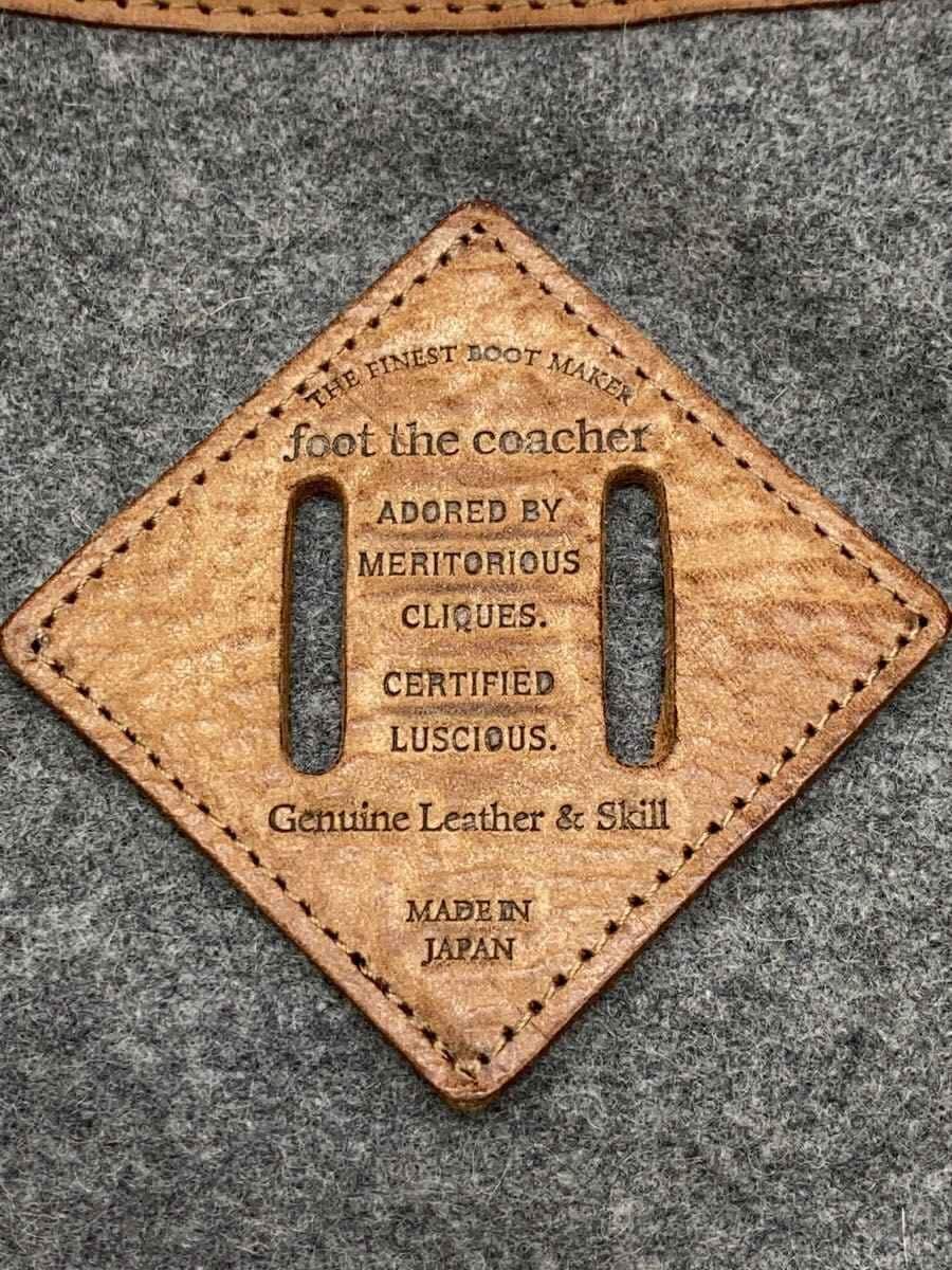 foot the coacher x PORTER Tote Bag GRY Solid 5