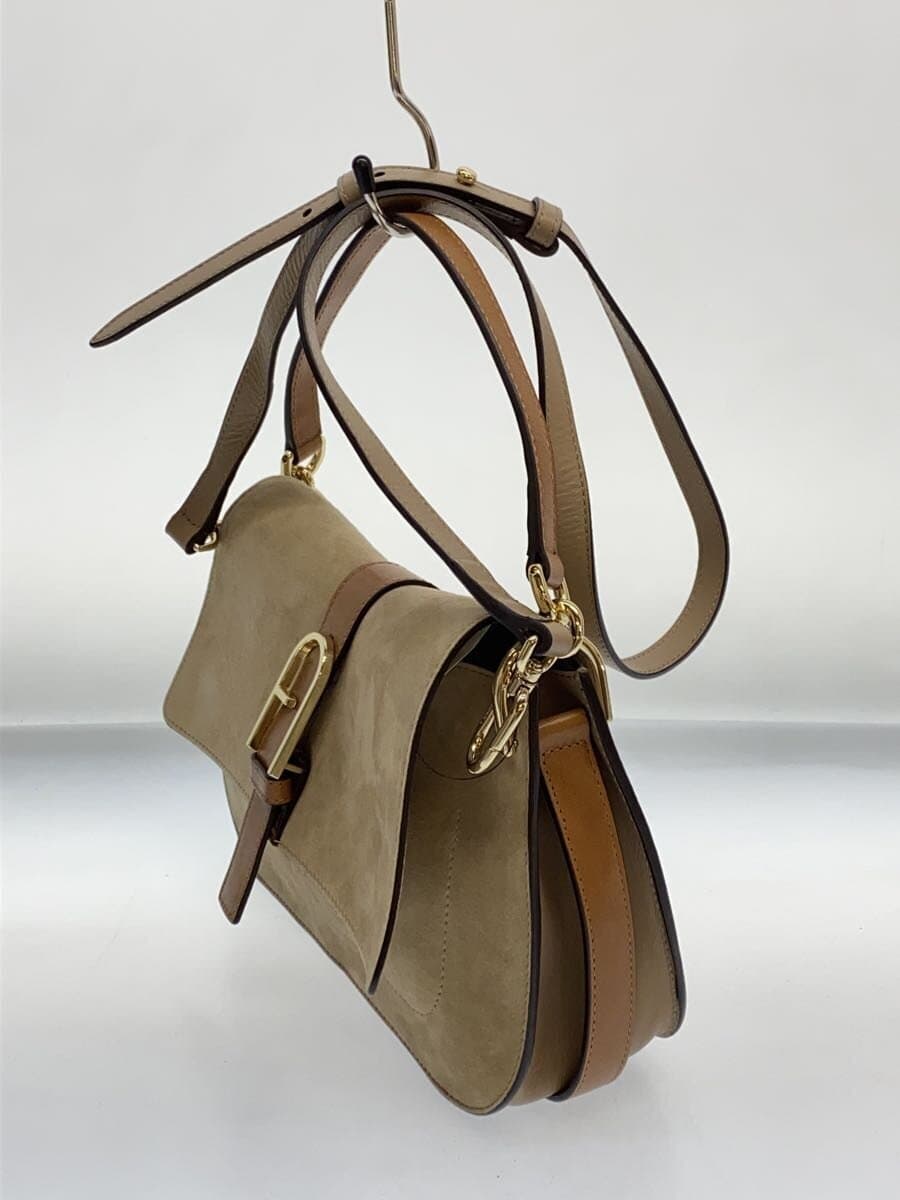 FURLA Shoulder Bag Leather BEG 2